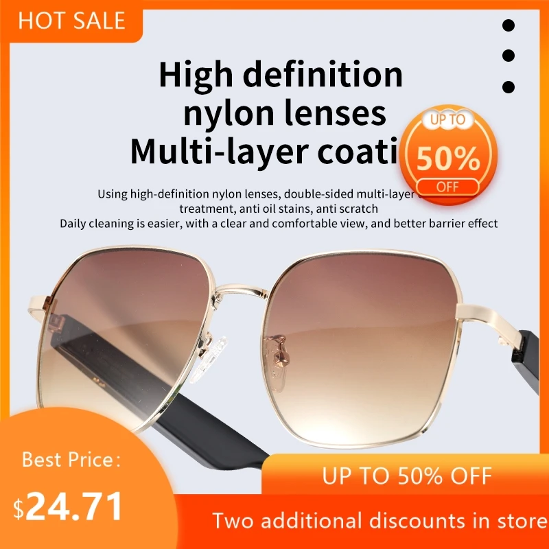 Echowear Smart New Smart Bluetooth Glasses For Driving Calling Listening To Music Navigation Polarized Color Changing Sunglasses
Echowear Smart New Smart Bluetooth Glasses For Driving Calling Listening To Music Navigation Polarized Color Changing Sunglasses