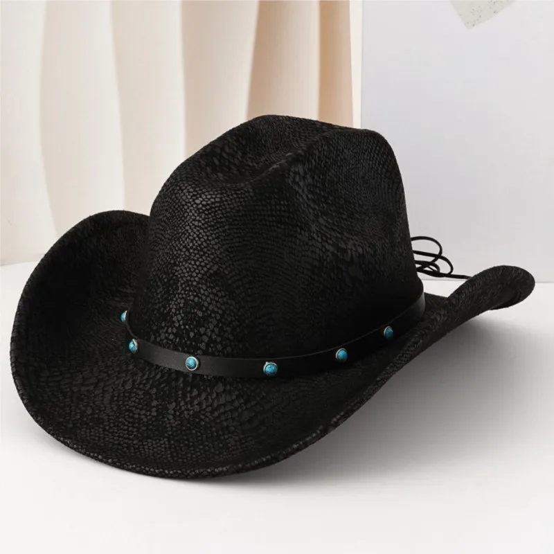 Leather crack cap top hat personalized green pine
Leather crack cap top hat personalized green pine