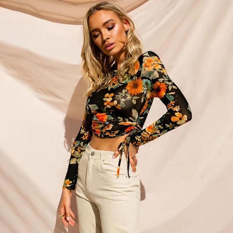New Women Floral Print Shirts Female Vintage Slim Shirring Long Sleeve Shirt Women Casual All-match Top Retro Round Neck Tees XL
New Women Floral Print Shirts Female Vintage Slim Shirring Long Sleeve Shirt Women Casual All-match Top Retro Round Neck Tees XL