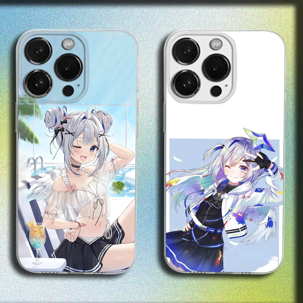 Cartoon A-Amane Kanata Phone Case For iPhone 16,15,14,13,12,11 Plus,Pro,Max,XR,XS,Plus,E,Mini Transparent Soft Cover 
Cartoon A-Amane Kanata Phone Case For iPhone 16,15,14,13,12,11 Plus,Pro,Max,XR,XS,Plus,E,Mini Transparent Soft Cover