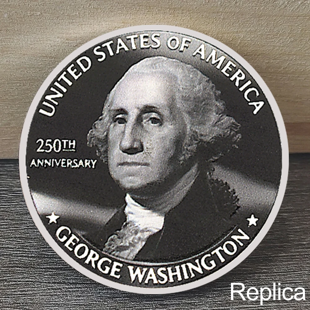 USA 1776–2026 George Washington Coin 250th Anniversary Collector Coin Patriotic Eagle Design Independence Souvenir Gift replica
USA 1776–2026 George Washington Coin 250th Anniversary Collector Coin Patriotic Eagle Design Independence Souvenir Gift replica
