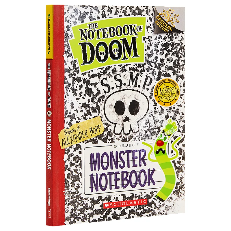 The Notebook Of Doom A Branches Special Edition Monster Notebook Toy Cummings SCHOs Domestic Selfoperated ZY 9781338157420 Book
The Notebook Of Doom A Branches Special Edition Monster Notebook Toy Cummings SCHOs Domestic Selfoperated ZY 9781338157420 Book