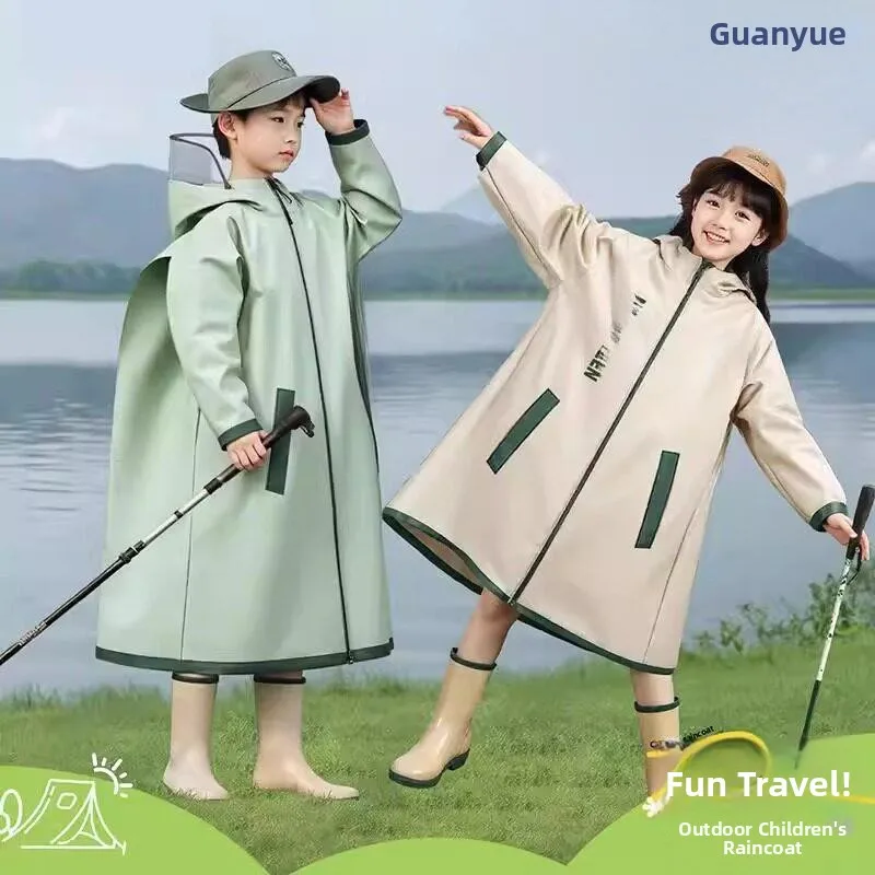 Children's Long Raincoat Portable School Bag Rain Poncho Full Body Waterproof for Boys And Girls Going to School Raincoat
Children's Long Raincoat Portable School Bag Rain Poncho Full Body Waterproof for Boys And Girls Going to School Raincoat