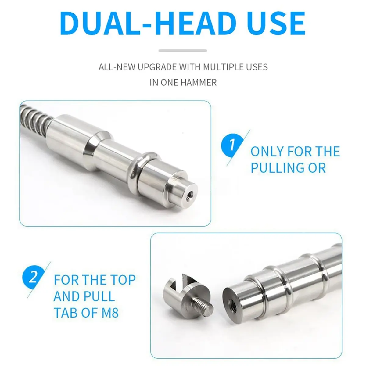 update. Spring Mini Slide Hammer Paintless Dent Repair Tool Dual Head M6/M8 for Cars Dent Repair
update. Spring Mini Slide Hammer Paintless Dent Repair Tool Dual Head M6/M8 for Cars Dent Repair