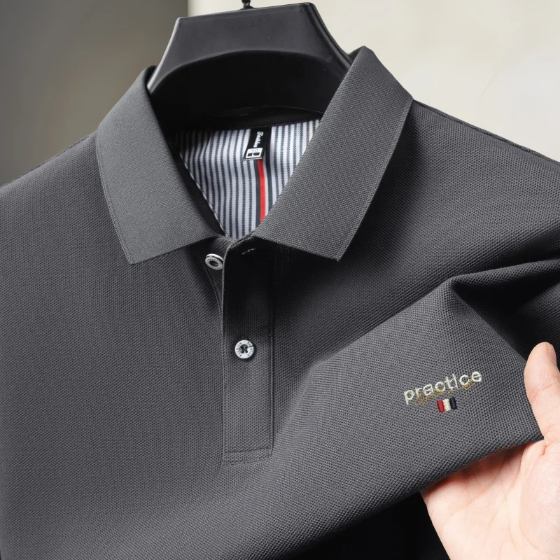 100%pure cotton summer new fashionable men's shortsleeved business casual comfortable polo shirt exquisite embroidery Tshirt top
100%pure cotton summer new fashionable men's shortsleeved business casual comfortable polo shirt exquisite embroidery Tshirt top