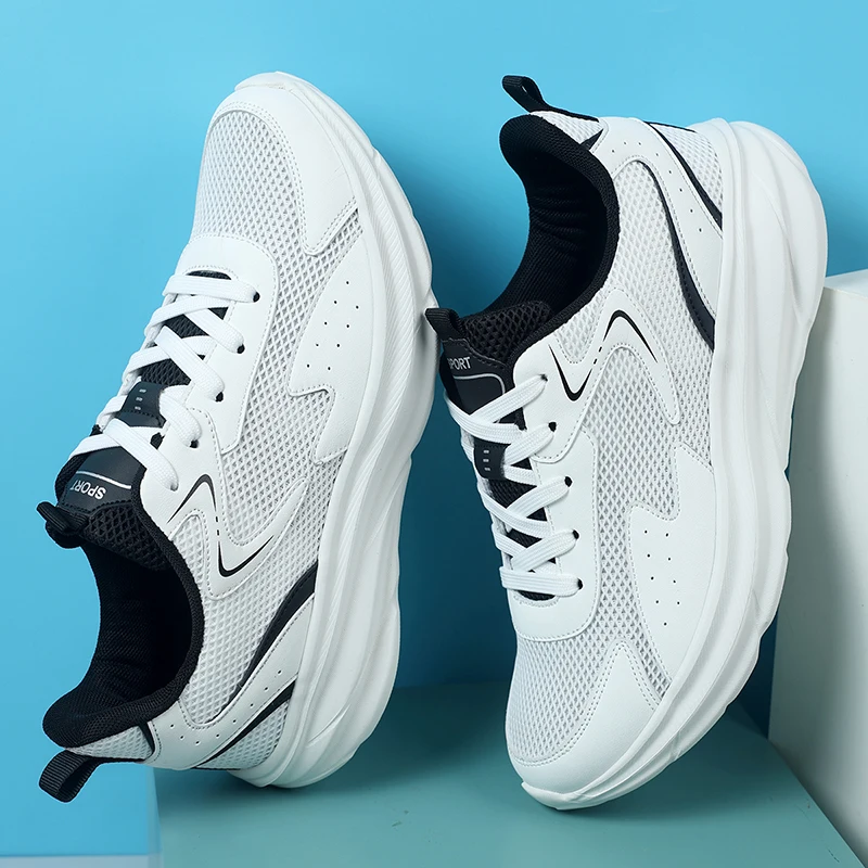 Big Sizes Breathable Fashion Sport Mens Shoe Elasticity Lightweight Jogging Shoes Original Lace-up Casual Walking Sneakers
Big Sizes Breathable Fashion Sport Mens Shoe Elasticity Lightweight Jogging Shoes Original Lace-up Casual Walking Sneakers