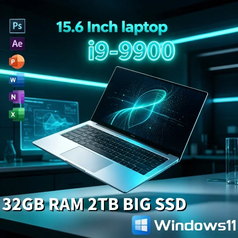 Sturdy 15.6 Inch Daily Office Laptop Intel I9-9900 Processor Optional 16GB 32GB RAM 2TB SSD Win11 Portable Notebook Computer
Sturdy 15.6 Inch Daily Office Laptop Intel I9-9900 Processor Optional 16GB 32GB RAM 2TB SSD Win11 Portable Notebook Computer