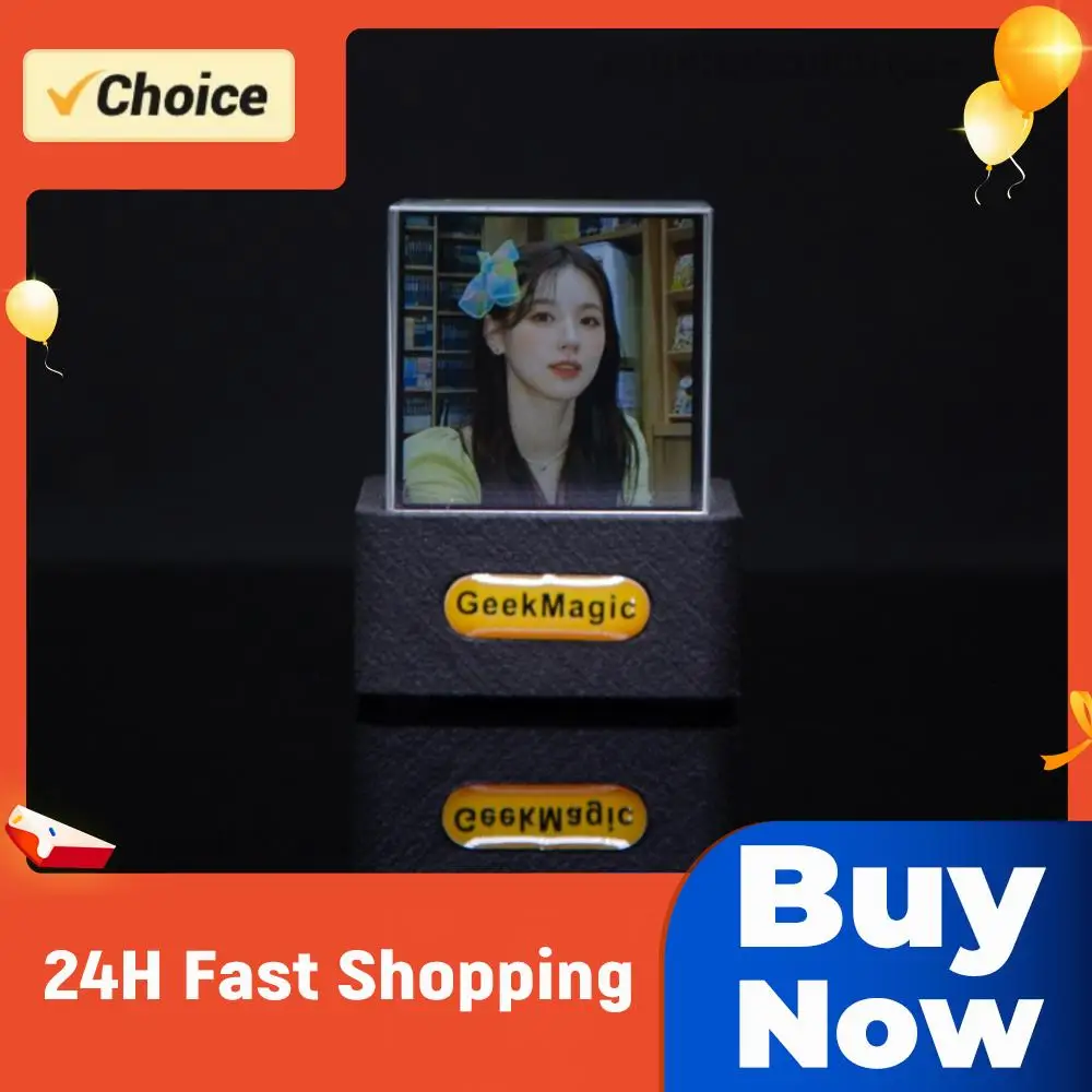Crystal Cube Photo Display Holographic Desktop Smart Weather Station Digital Clock with GIF Animations Album Desktop Decoration
Crystal Cube Photo Display Holographic Desktop Smart Weather Station Digital Clock with GIF Animations Album Desktop Decoration