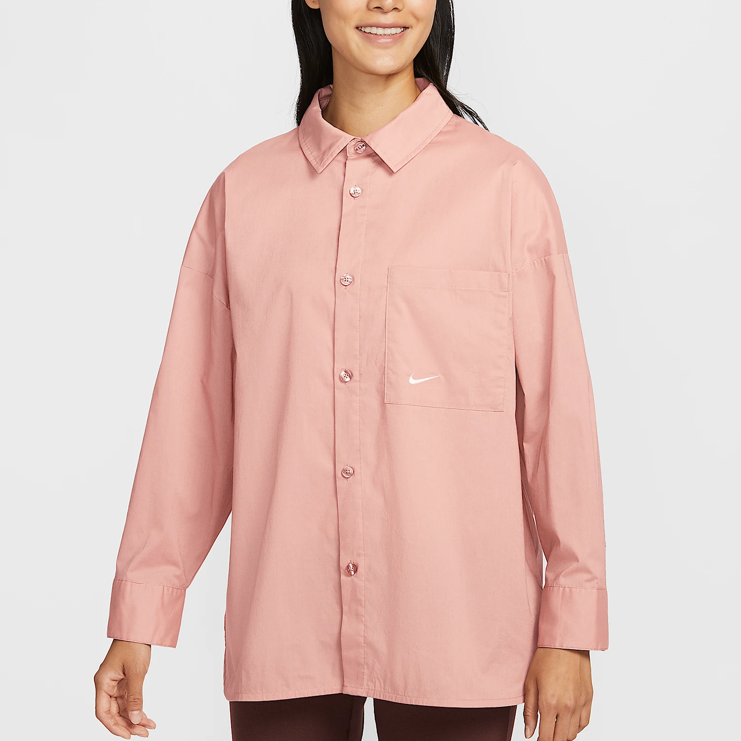 Nike Authentic Spring Autumn Women's Lapel Loose Simple Casual Long Sleeve Shirt HJ0716-688
Nike Authentic Spring Autumn Women's Lapel Loose Simple Casual Long Sleeve Shirt HJ0716-688