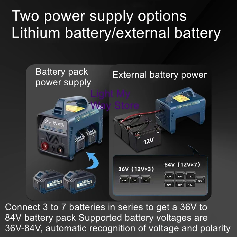 Portable Battery DC Small Welding Machine Rechargeable DIPPER WELDING MACHINE Lithium-ion Welding Machine Cordless
Portable Battery DC Small Welding Machine Rechargeable DIPPER WELDING MACHINE Lithium-ion Welding Machine Cordless