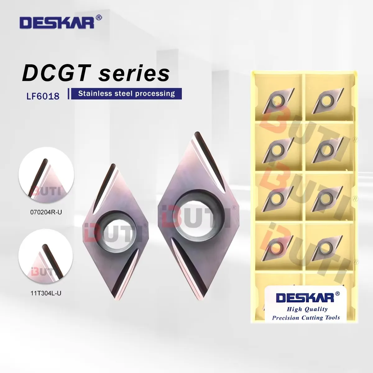 DESKAR 100% оригинал DCGT 070202 DCGT 070204 DCGT11T302 DCGT11T304R-U L-U LF6018 Токарный станок по металлу Обработка нержавеющей стали с ЧПУ
DESKAR 100% оригинал DCGT 070202 DCGT 070204 DCGT11T302 DCGT11T304R-U L-U LF6018 Токарный станок по металлу Обработка нержавеющей стали с ЧПУ