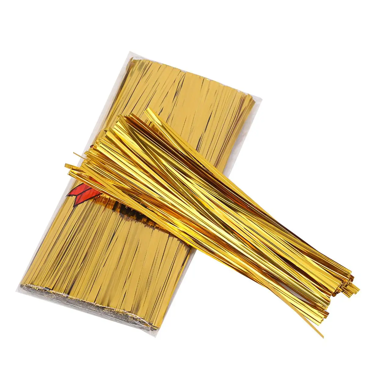 Colorful Plastic Coated Ties Food Packing Sealing Pouch Ties for Party Gifts Cake Lollipops 10cm (Golden)
Colorful Plastic Coated Ties Food Packing Sealing Pouch Ties for Party Gifts Cake Lollipops 10cm (Golden)