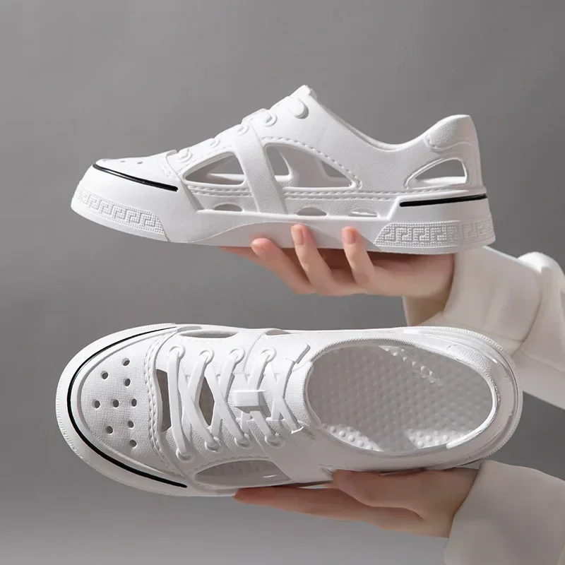 Мужская обувь Сандалии Летние пляжные дышащие походные уличные дышащие модельерские роскошные кроссовки на плоской подошве в рыбацком стиле с закрытым носком
Мужская обувь Сандалии Летние пляжные дышащие походные уличные дышащие модельерские роскошные кроссовки на плоской подошве в рыбацком стиле с закрытым носком