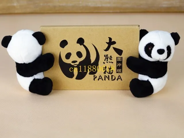 10pcs/lot Free Shipping 10cm Plush doll Panda curtain clip bookmark notes clip Children gift
10pcs/lot Free Shipping 10cm Plush doll Panda curtain clip bookmark notes clip Children gift