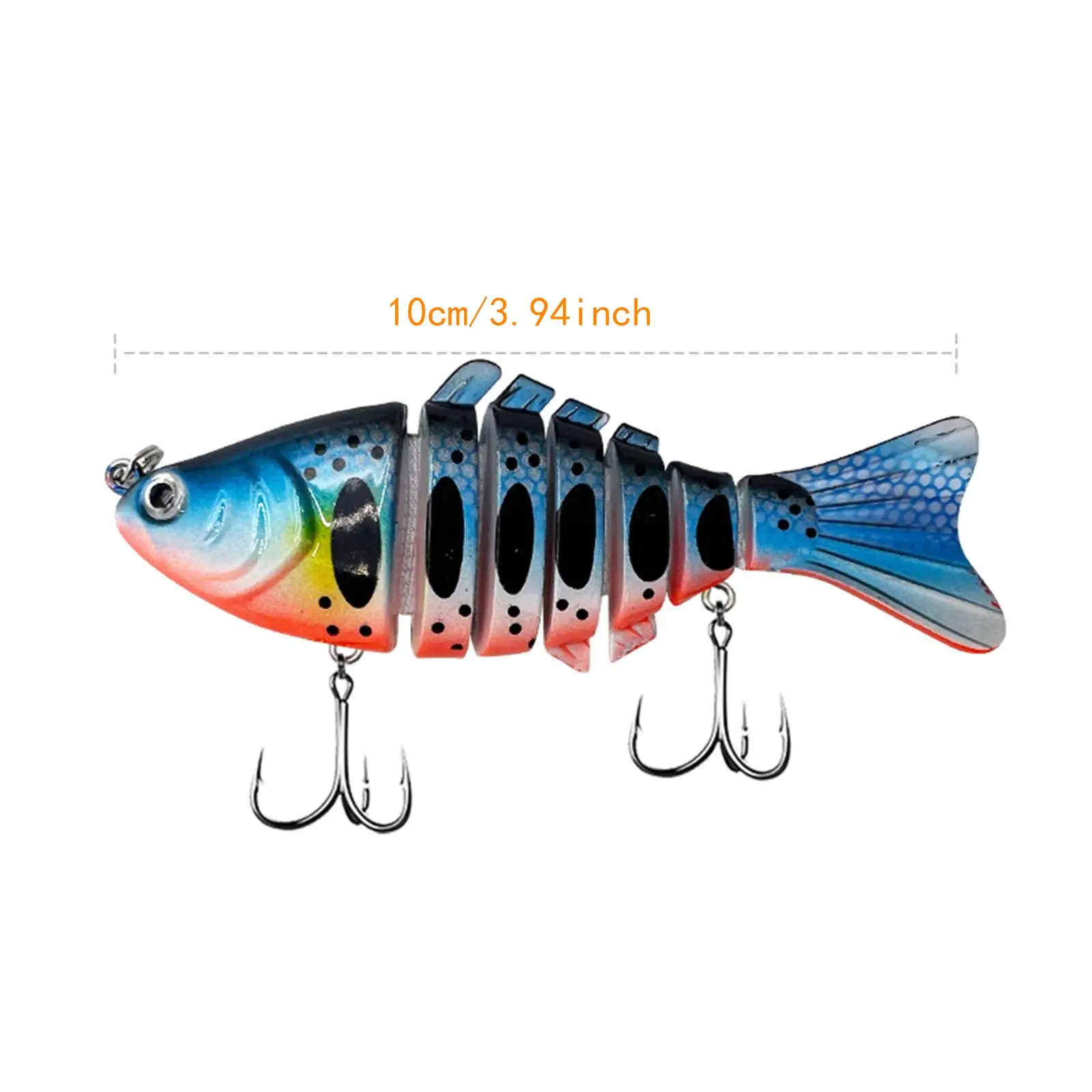 Swimming Multi Jointed Artificial Fishing Lure Sharp Hooks Crankbaits Kit for Bass Pike Trout Saltwater Freshwater Angling
Swimming Multi Jointed Artificial Fishing Lure Sharp Hooks Crankbaits Kit for Bass Pike Trout Saltwater Freshwater Angling