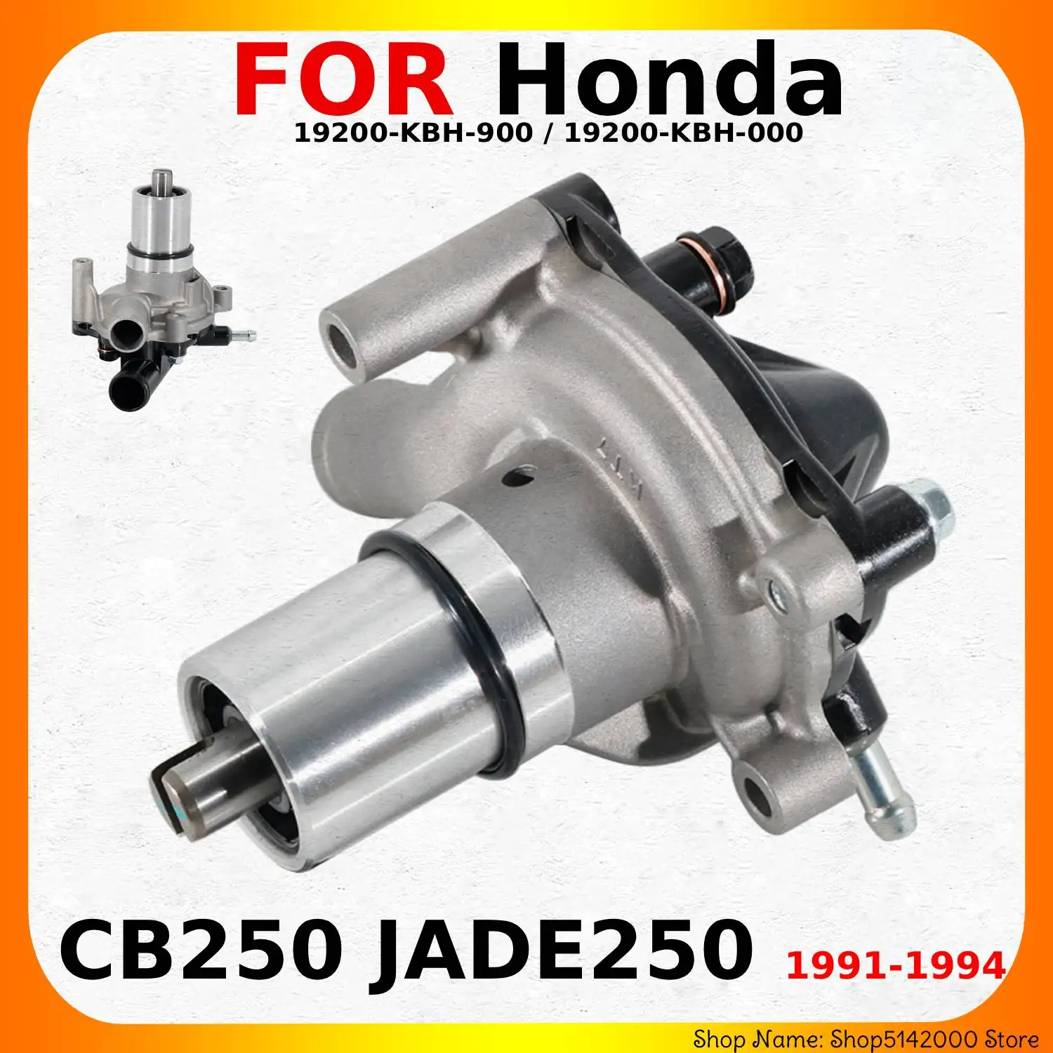 Motorcycle Water Pump Parts For Honda CB250 JADE250 1991 1992 1993 1994 Year OEM:19200-KBH-900 / 19200-KBH-000
Motorcycle Water Pump Parts For Honda CB250 JADE250 1991 1992 1993 1994 Year OEM:19200-KBH-900 / 19200-KBH-000