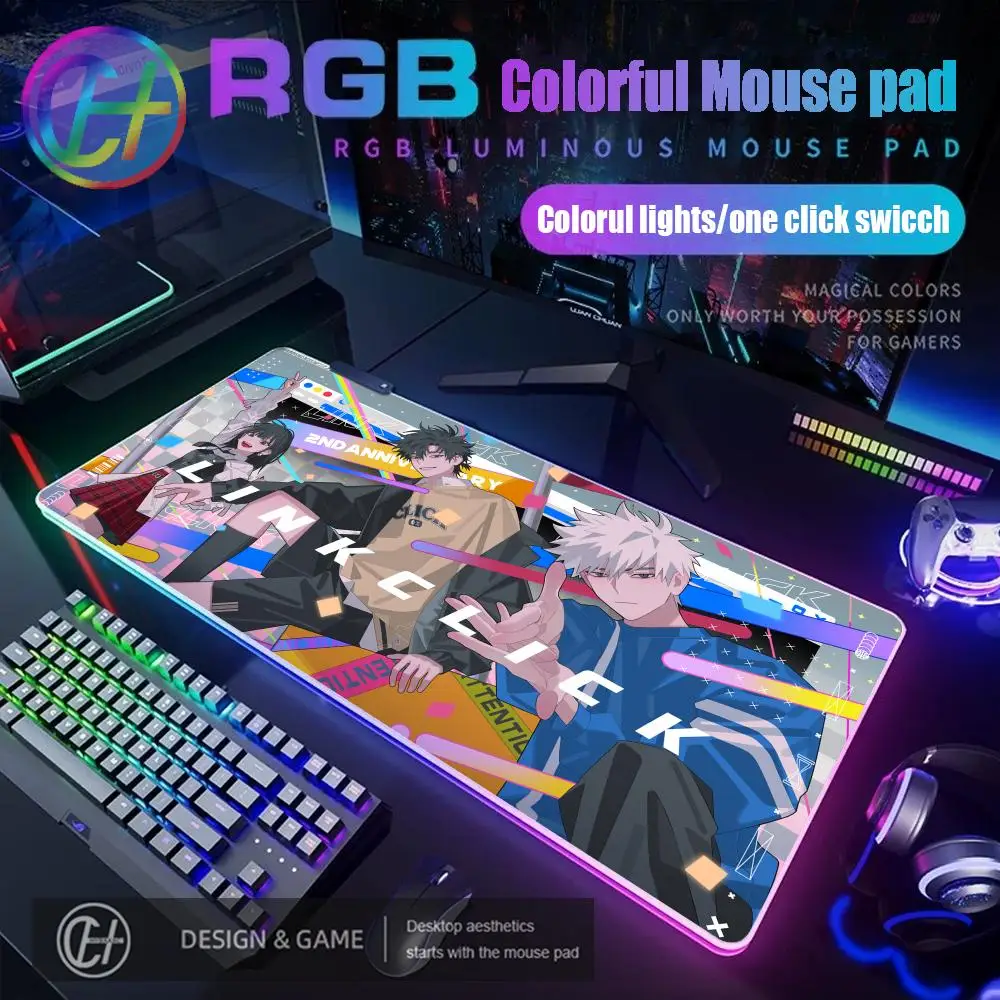 Anime Link Click Mouse Pad RGB Gaming Cheng Xiaoshi Lu Guang Mouse Pad HD Gamer Large LED Light XXL MousePads PC Computer Carpet
Anime Link Click Mouse Pad RGB Gaming Cheng Xiaoshi Lu Guang Mouse Pad HD Gamer Large LED Light XXL MousePads PC Computer Carpet