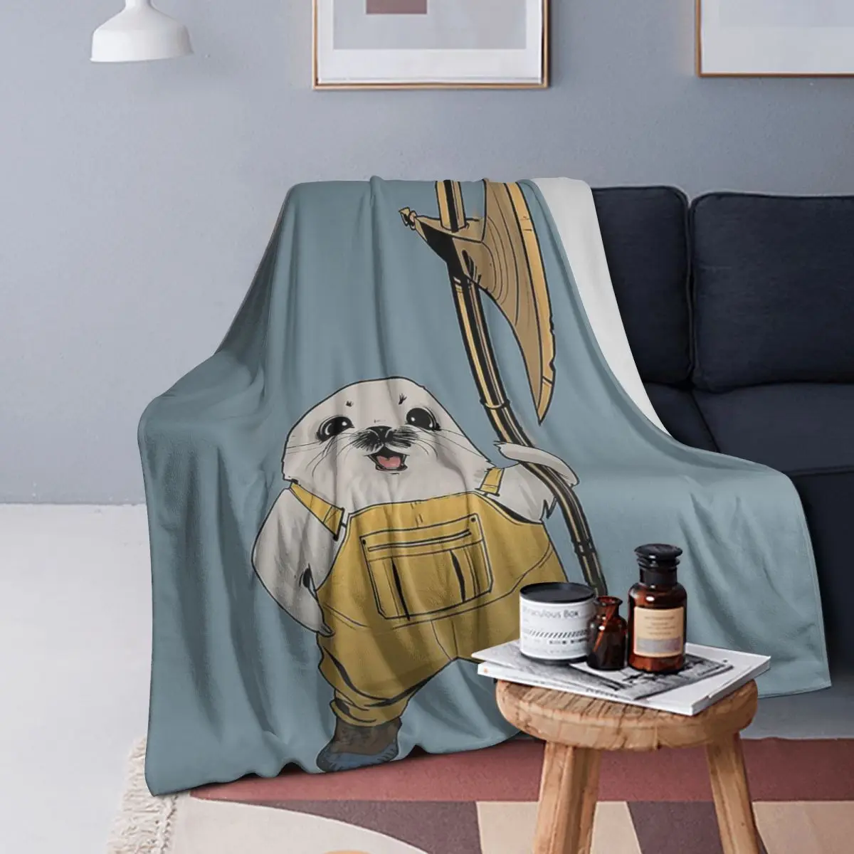 Saga Ghus Friendo Axe Seal Blankets Soft Warm Flannel Throw Blanket Cover for Bed Living room Picnic Travel Home Sofa
Saga Ghus Friendo Axe Seal Blankets Soft Warm Flannel Throw Blanket Cover for Bed Living room Picnic Travel Home Sofa
