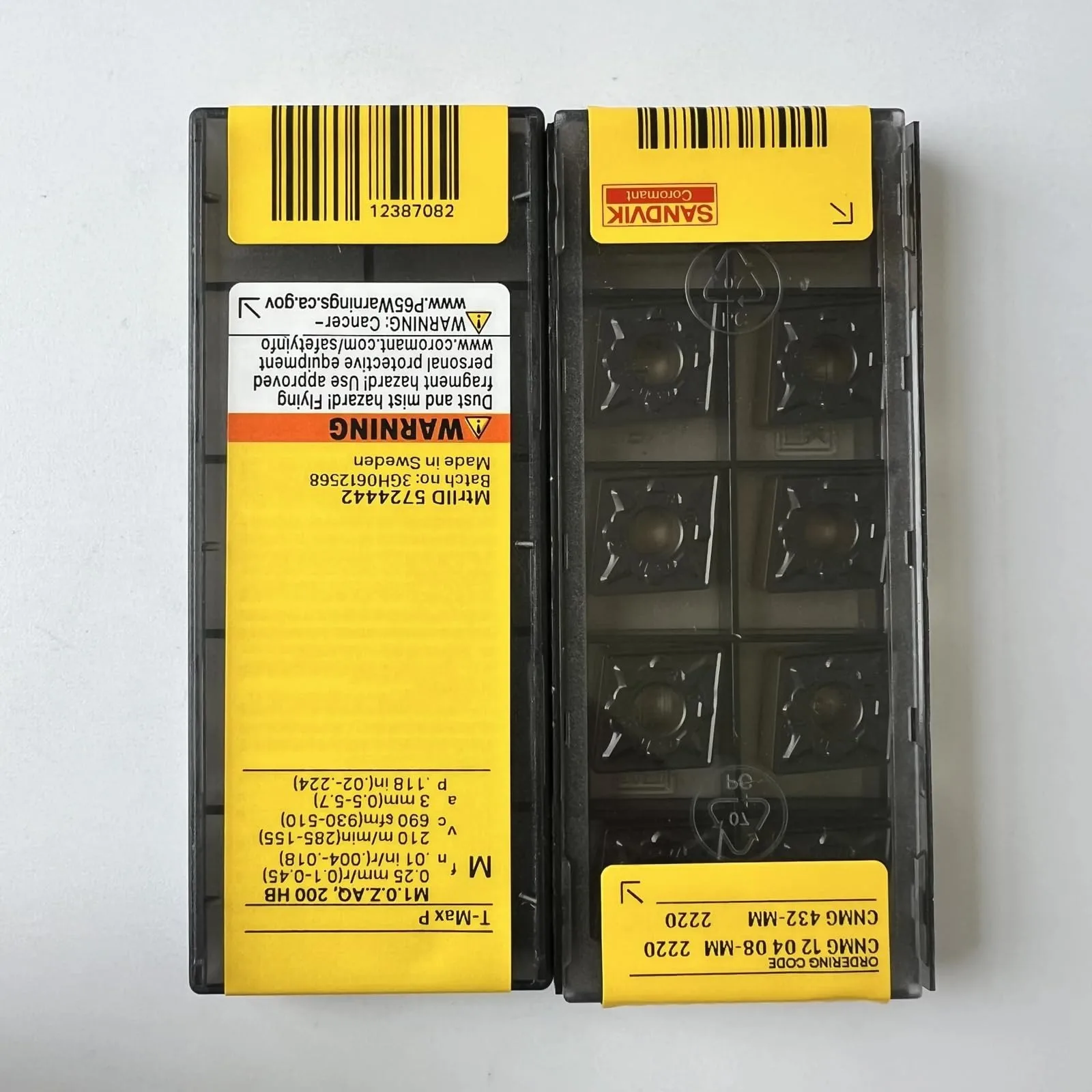 Original SANDVIK / CNMG120408-MM 2220 / Hard alloy CNC Blade 10 Pcs
Original SANDVIK / CNMG120408-MM 2220 / Hard alloy CNC Blade 10 Pcs