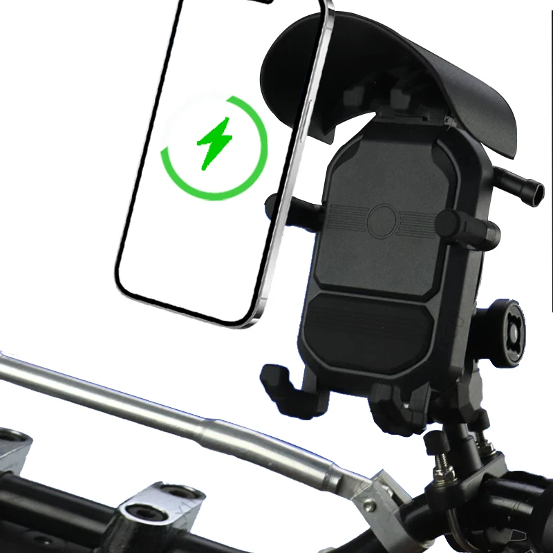 Противоударный держатель для телефона на мотоцикле и велосипеде, беспроводное зарядное устройство с креплением для телефона, защита от солнца, непромокаемый для телефонов 4,0-7,0 дюйма
Противоударный держатель для телефона на мотоцикле и велосипеде, беспроводное зарядное устройство с креплением для телефона, защита от солнца, непромокаемый для телефонов 4,0-7,0 дюйма 