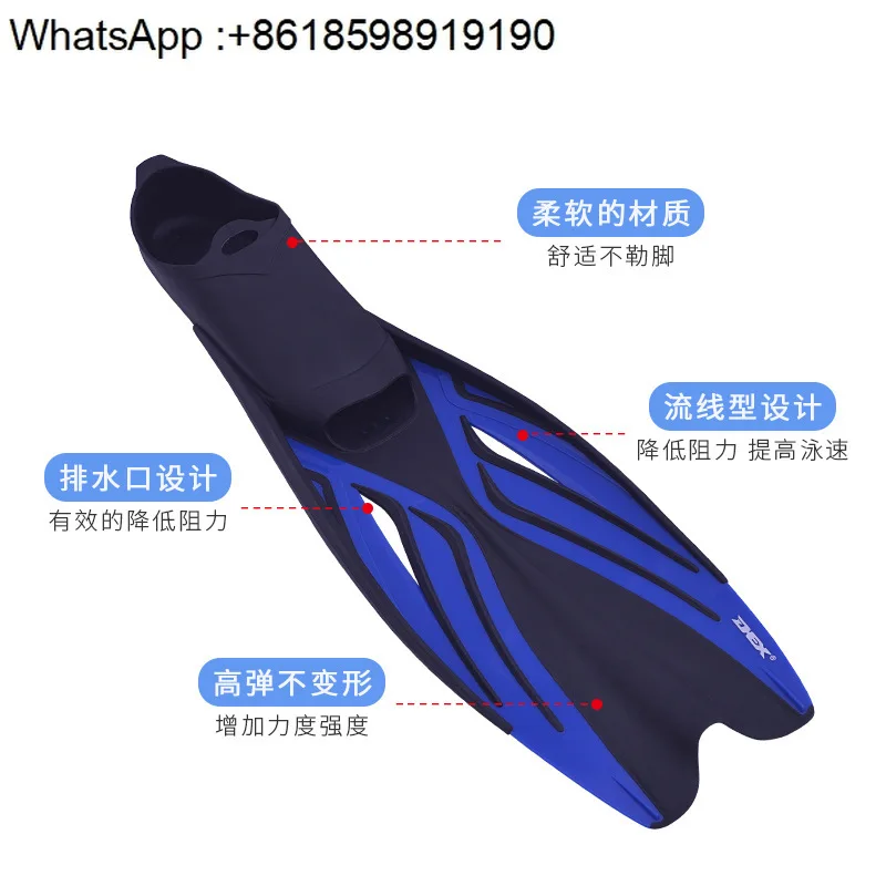 Diving Fins Duck Foot Foot Board Swimming Free Diving Long Fins Silicone Frogs Deep Snorkeling Diving Acceleration Equipment 
Diving Fins Duck Foot Foot Board Swimming Free Diving Long Fins Silicone Frogs Deep Snorkeling Diving Acceleration Equipment