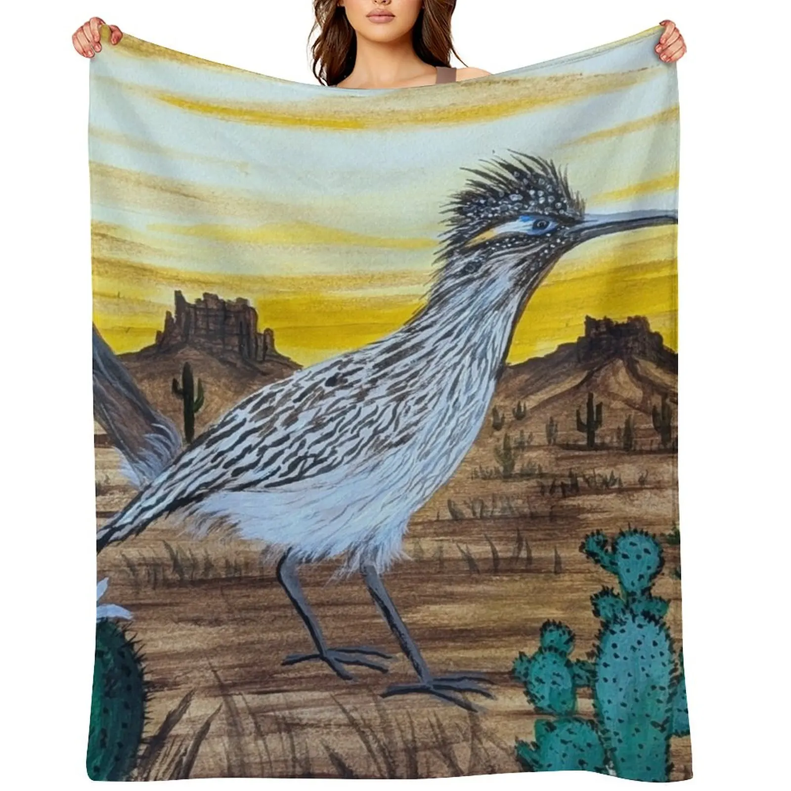 Roadrunner in the desert at sundown Throw Blanket Thins Decorative Beds Extra Large Throw christmas decoration Blankets
Roadrunner in the desert at sundown Throw Blanket Thins Decorative Beds Extra Large Throw christmas decoration Blankets