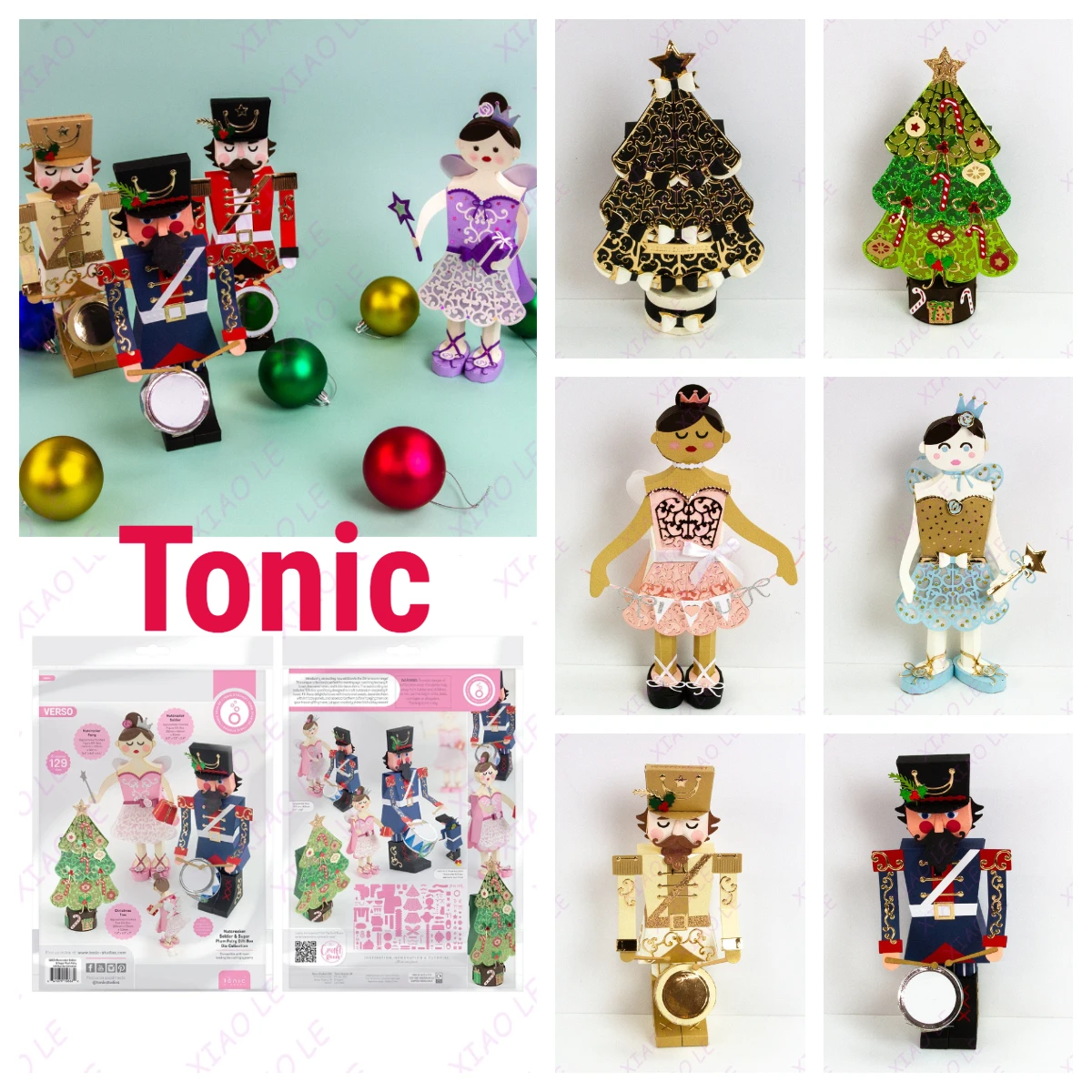 Nutcracker Soldier & Sugar Plum Fairy Gift Box Die Collection New Metal Cutting Dies For DIY Scrapbooking Decorative Embossing
Nutcracker Soldier & Sugar Plum Fairy Gift Box Die Collection New Metal Cutting Dies For DIY Scrapbooking Decorative Embossing