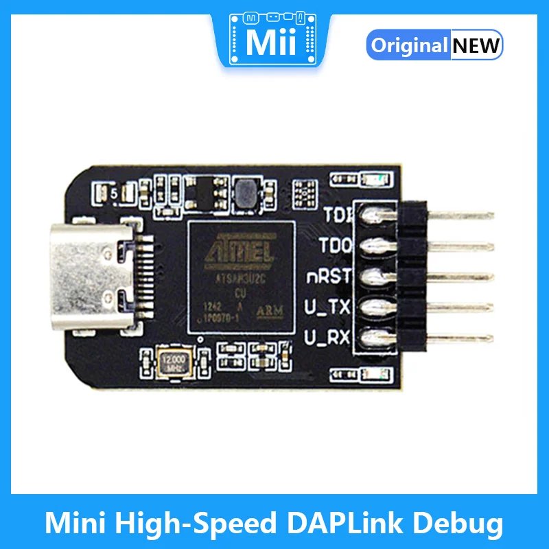 Mini High-Speed DAPLink Debug Probe TYPE-C STM32 ARM Cortex-M MCU JTAG/SWD/CDC Serial Port/Drag-and-Drop Program Keil OpenOCD
Mini High-Speed DAPLink Debug Probe TYPE-C STM32 ARM Cortex-M MCU JTAG/SWD/CDC Serial Port/Drag-and-Drop Program Keil OpenOCD
