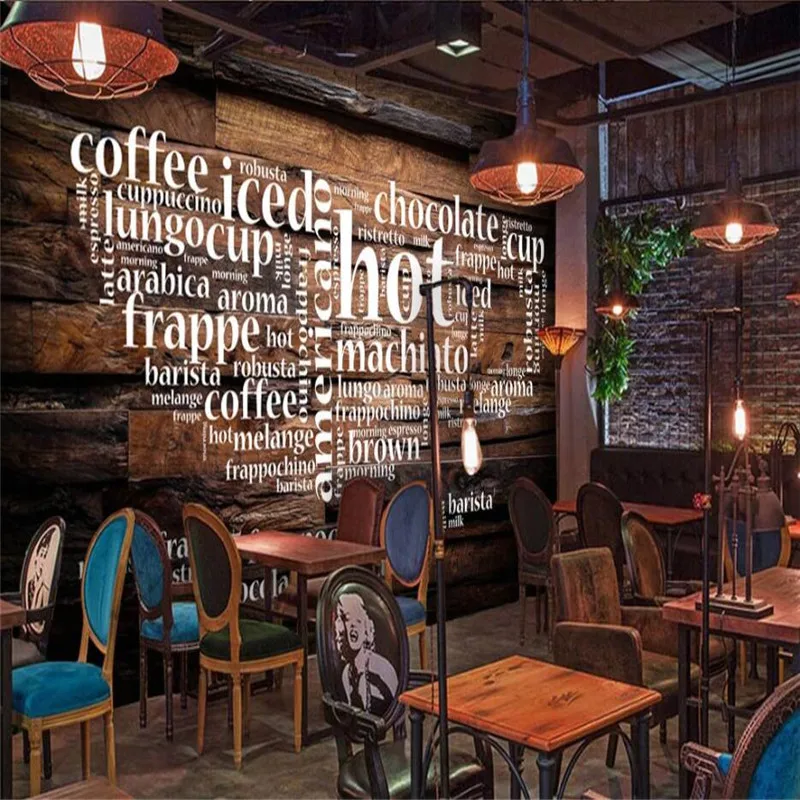 Europe and America 3D Letters Coffee Cup Brown Wood Plank Background Wallpaper Coffee Shop Industrial Decor Mural Wall Paper 3D
Europe and America 3D Letters Coffee Cup Brown Wood Plank Background Wallpaper Coffee Shop Industrial Decor Mural Wall Paper 3D
