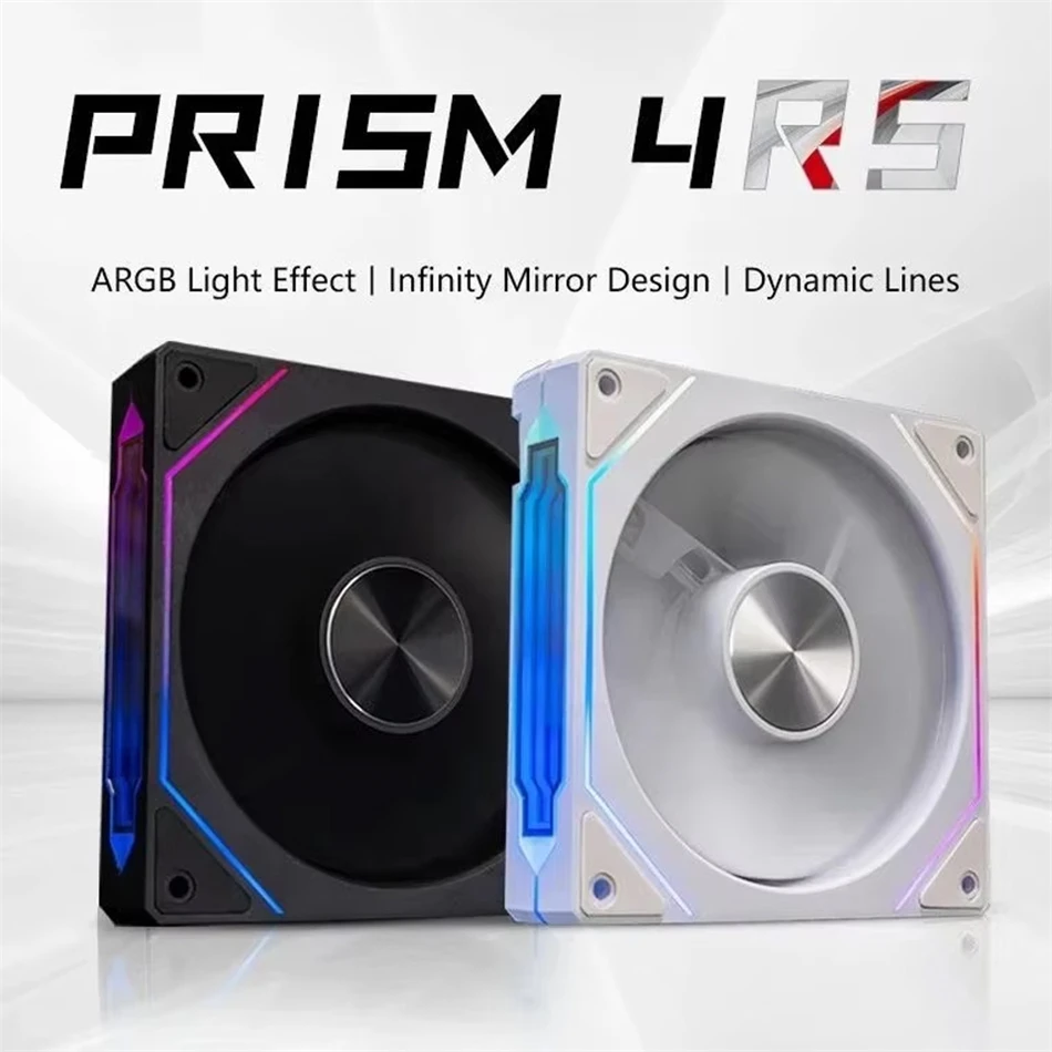 LDPCSJ PRISM 4 RS 12cm ARGB 4 Pin Computer Case Fan Quiet Cooling 12V Large Air Volume 800-1600RPM for Desktop Gaming PC Build
LDPCSJ PRISM 4 RS 12cm ARGB 4 Pin Computer Case Fan Quiet Cooling 12V Large Air Volume 800-1600RPM for Desktop Gaming PC Build