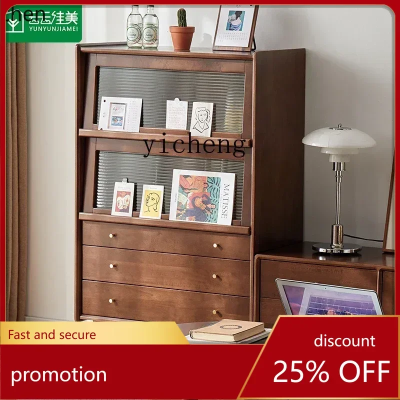 HT Solid Wood Side Cabinet Storage Simple Display Cabinet Living Room Entrance Cabinet Kitchen
HT Solid Wood Side Cabinet Storage Simple Display Cabinet Living Room Entrance Cabinet Kitchen