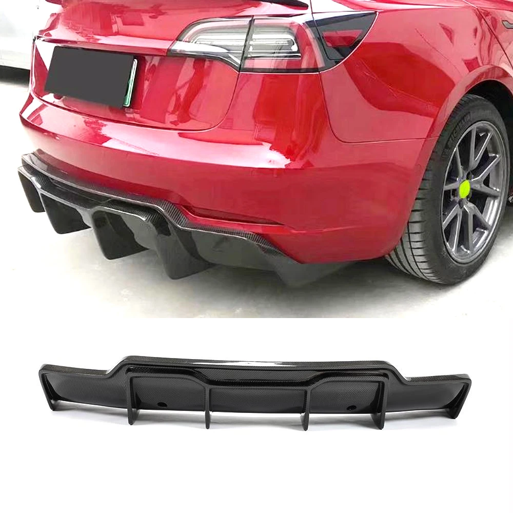 High Precision Upgrade Carbon Fiber Car Rear Bumper Lip Diffuser For Model 3 2016 - 2020
High Precision Upgrade Carbon Fiber Car Rear Bumper Lip Diffuser For Model 3 2016 - 2020