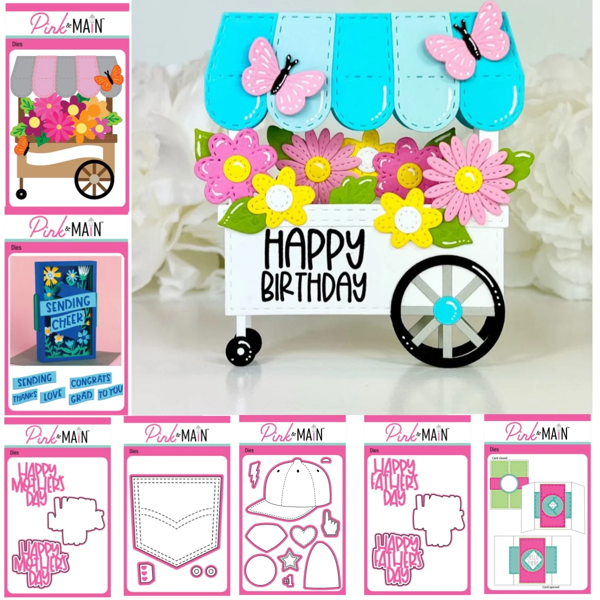 2025 Flower Cart Pop Up Shutter Ball Cap Metal Cutting Dies DIY Scrapbook Embossed Handcraft Card Decoration Happy Mother's Day
2025 Flower Cart Pop Up Shutter Ball Cap Metal Cutting Dies DIY Scrapbook Embossed Handcraft Card Decoration Happy Mother's Day