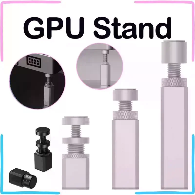 Adjustable Aluminum GPU Stand With Stable Load Bearing And Anti Slip Base Perfect For Desktop PC Gaming Builds
Adjustable Aluminum GPU Stand With Stable Load Bearing And Anti Slip Base Perfect For Desktop PC Gaming Builds
