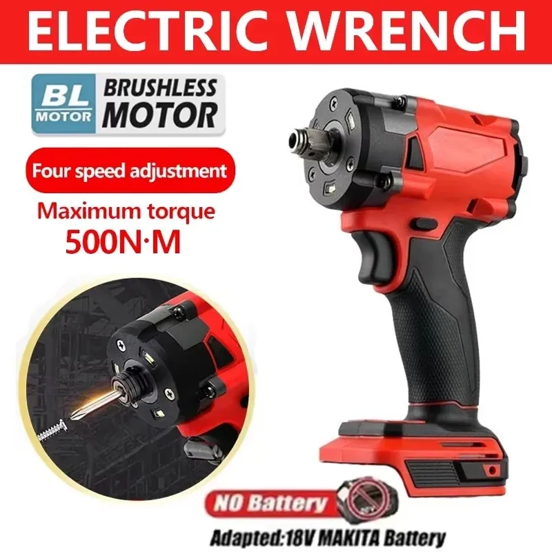 Бесщеточный аккумуляторный электрический ключ, отвертка для ремонта автомобилей, грузовиков, ударная дрель, электроинструменты для аккумулятора Makita 18 В
Бесщеточный аккумуляторный электрический ключ, отвертка для ремонта автомобилей, грузовиков, ударная дрель, электроинструменты для аккумулятора Makita 18 В