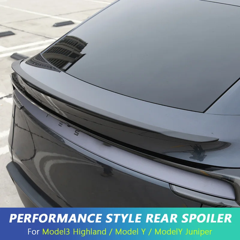 Задний спойлер Performance Type для Tesla 2023-2025 Model 3 Highland Model Y Juniper ABS Задние крылья багажника из углеродного волокна
Задний спойлер Performance Type для Tesla 2023-2025 Model 3 Highland Model Y Juniper ABS Задние крылья багажника из углеродного волокна