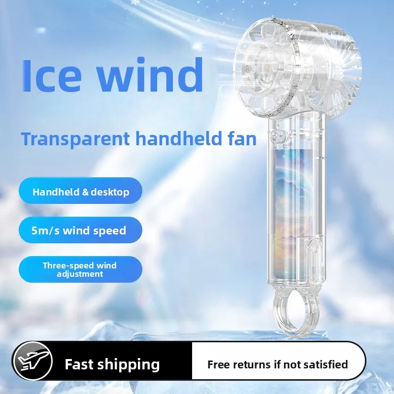 Hand-held small fan bladeless spray refrigeration small air-conditioning spray cold wind ice compress portable fan portable fan
Hand-held small fan bladeless spray refrigeration small air-conditioning spray cold wind ice compress portable fan portable fan