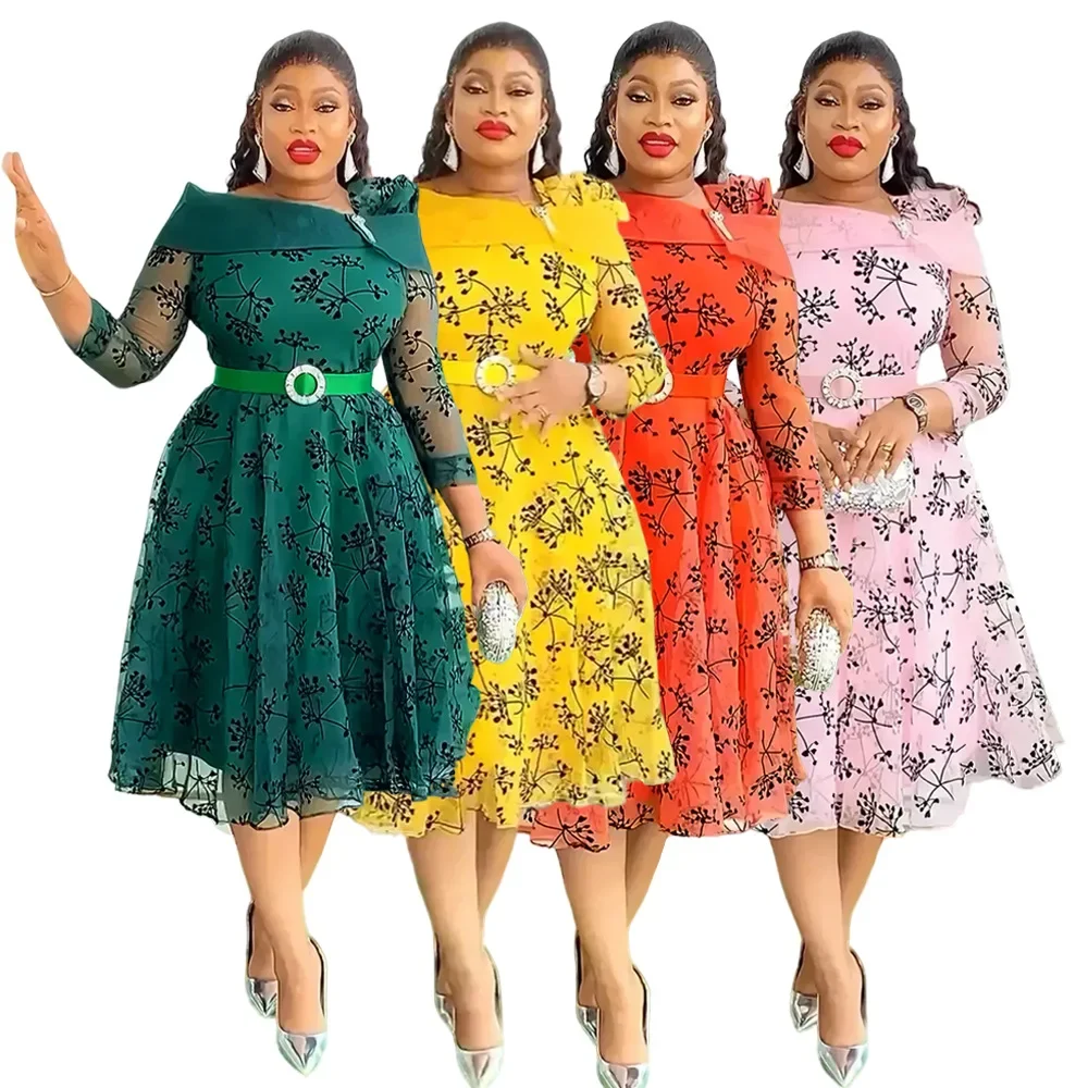 European and American New African Large-size Women's Printed Dress A-shaped Skirt
European and American New African Large-size Women's Printed Dress A-shaped Skirt