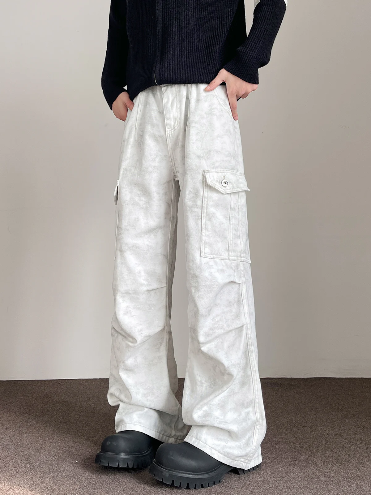 Waed adual Dyeing Straight Leg Men's Workwear Pants American Retro Street Sle Faionable Brand Spring Autumn Casual Tr...
Waed adual Dyeing Straight Leg Men's Workwear Pants American Retro Street Sle Faionable Brand Spring Autumn Casual Tr...