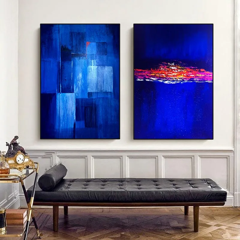 Modern Abstract Canvas Painting Wall Poster Blue Canvas Print Painting Nordic Art Decoration Picture Print For Living Room Decor
Modern Abstract Canvas Painting Wall Poster Blue Canvas Print Painting Nordic Art Decoration Picture Print For Living Room Decor