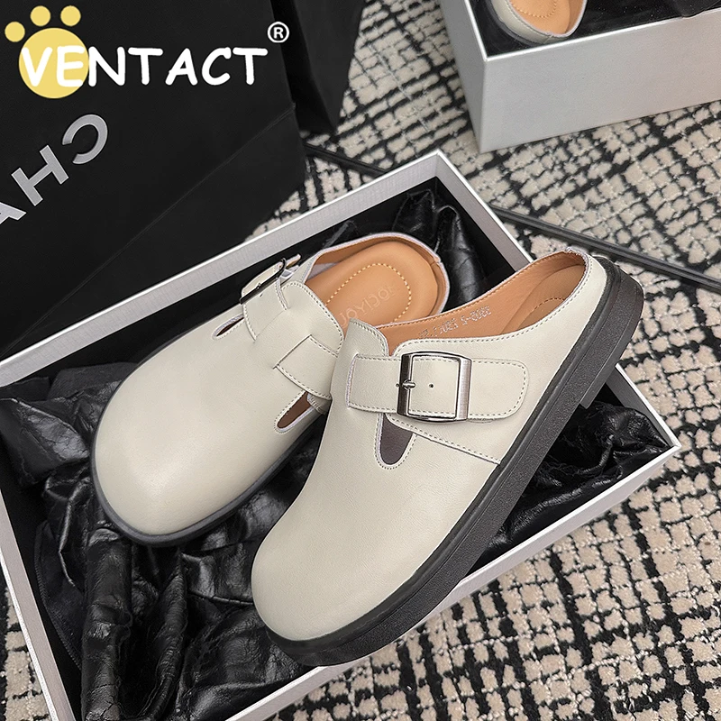 VENTACT Big Size 44-45 Real Leather New Clog Cork Slippers Waterproof Couple Shoes Casual Flats Slides Closed Toe Buckle Sandals
VENTACT Big Size 44-45 Real Leather New Clog Cork Slippers Waterproof Couple Shoes Casual Flats Slides Closed Toe Buckle Sandals