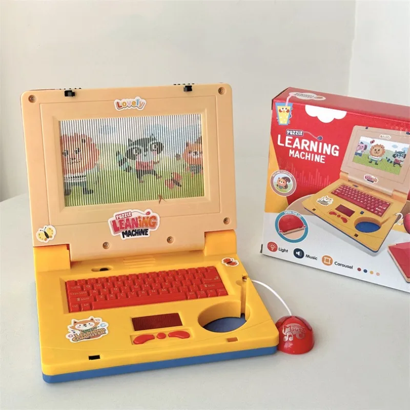 Children Simulated Laptop Toy Cartoon Computer with Light Music Kids Early Educational Puzzle Toys Toddler Birthday Gifts
Children Simulated Laptop Toy Cartoon Computer with Light Music Kids Early Educational Puzzle Toys Toddler Birthday Gifts