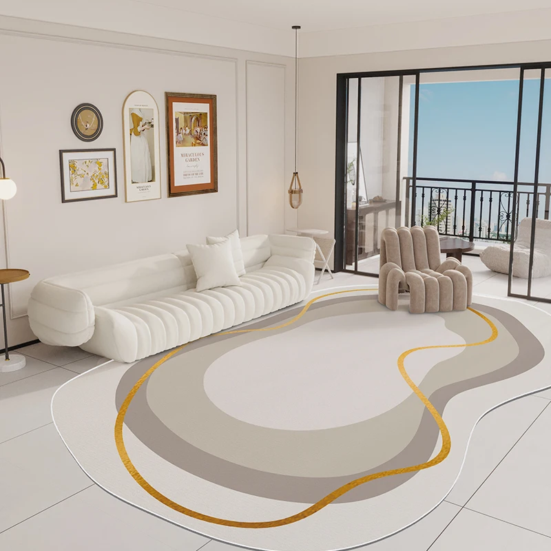 Ins Cream Style Irregular Living Room Decoration Carpet Home Study Cloakroom Plush Rug Modern Bedroom Bedside Fluffy Soft Rugs
Ins Cream Style Irregular Living Room Decoration Carpet Home Study Cloakroom Plush Rug Modern Bedroom Bedside Fluffy Soft Rugs