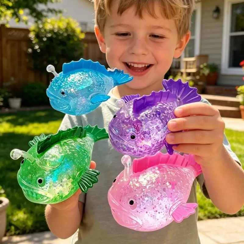 Set Of 4 Squeeze Toy Lanternfish For Adults Kids With Slow Rebounding Anti Anxiety Sensory Game A2UB
Set Of 4 Squeeze Toy Lanternfish For Adults Kids With Slow Rebounding Anti Anxiety Sensory Game A2UB