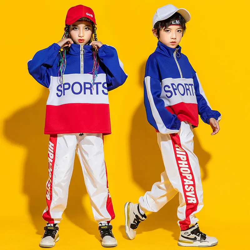 Girls Jazz Dance Costumes for Girl Hip Hop Outfits Jogger Pants Boys Street Dance Clothing Kids Sports Meet Modern Stage Wear
Girls Jazz Dance Costumes for Girl Hip Hop Outfits Jogger Pants Boys Street Dance Clothing Kids Sports Meet Modern Stage Wear