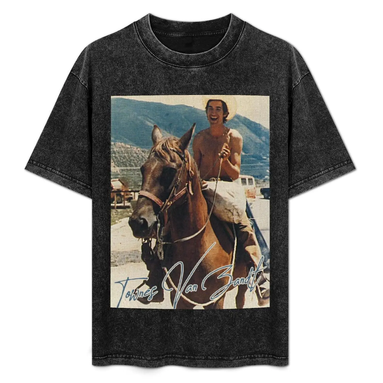Townes Van Zandt - Retro On Horse Fan Art T-Shirt Casual Holiday Short Sleeve Tee
Townes Van Zandt - Retro On Horse Fan Art T-Shirt Casual Holiday Short Sleeve Tee