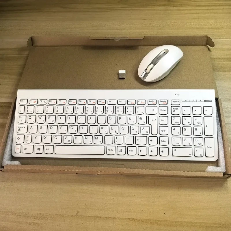 Набор беспроводной клавиатуры и мыши с раскладкой Сербии и USB-ключом для Lenovo SK-8861 Ультратонкая клавиатура из X-архитектуры
Набор беспроводной клавиатуры и мыши с раскладкой Сербии и USB-ключом для Lenovo SK-8861 Ультратонкая клавиатура из X-архитектуры