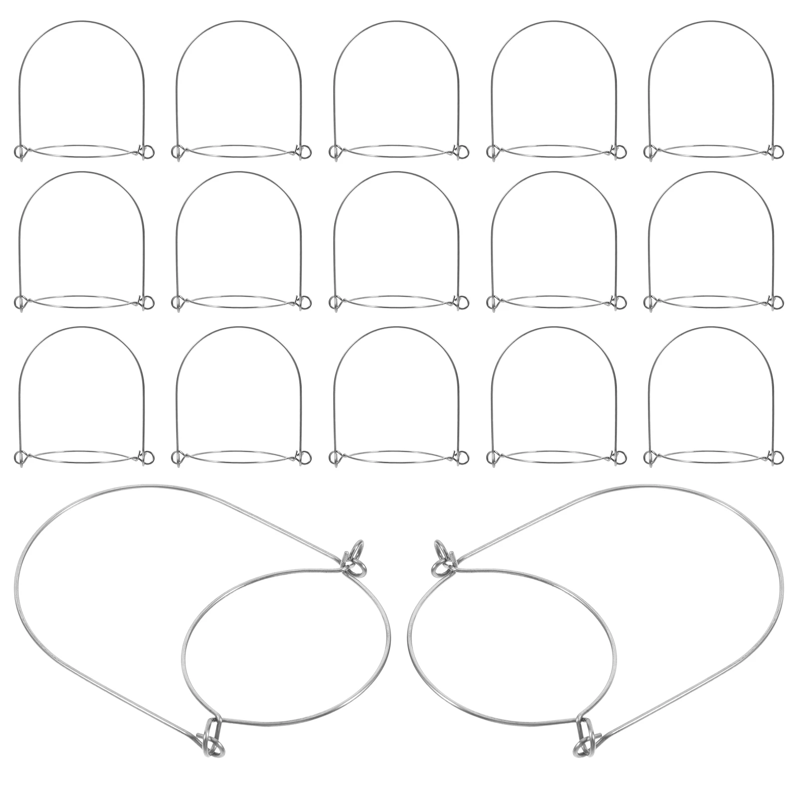 20 Pcs Mason Jar Rings Bottle Wire Hangers Handles Plant Canning Jars Holder Metal Hook Stainless Steel
20 Pcs Mason Jar Rings Bottle Wire Hangers Handles Plant Canning Jars Holder Metal Hook Stainless Steel