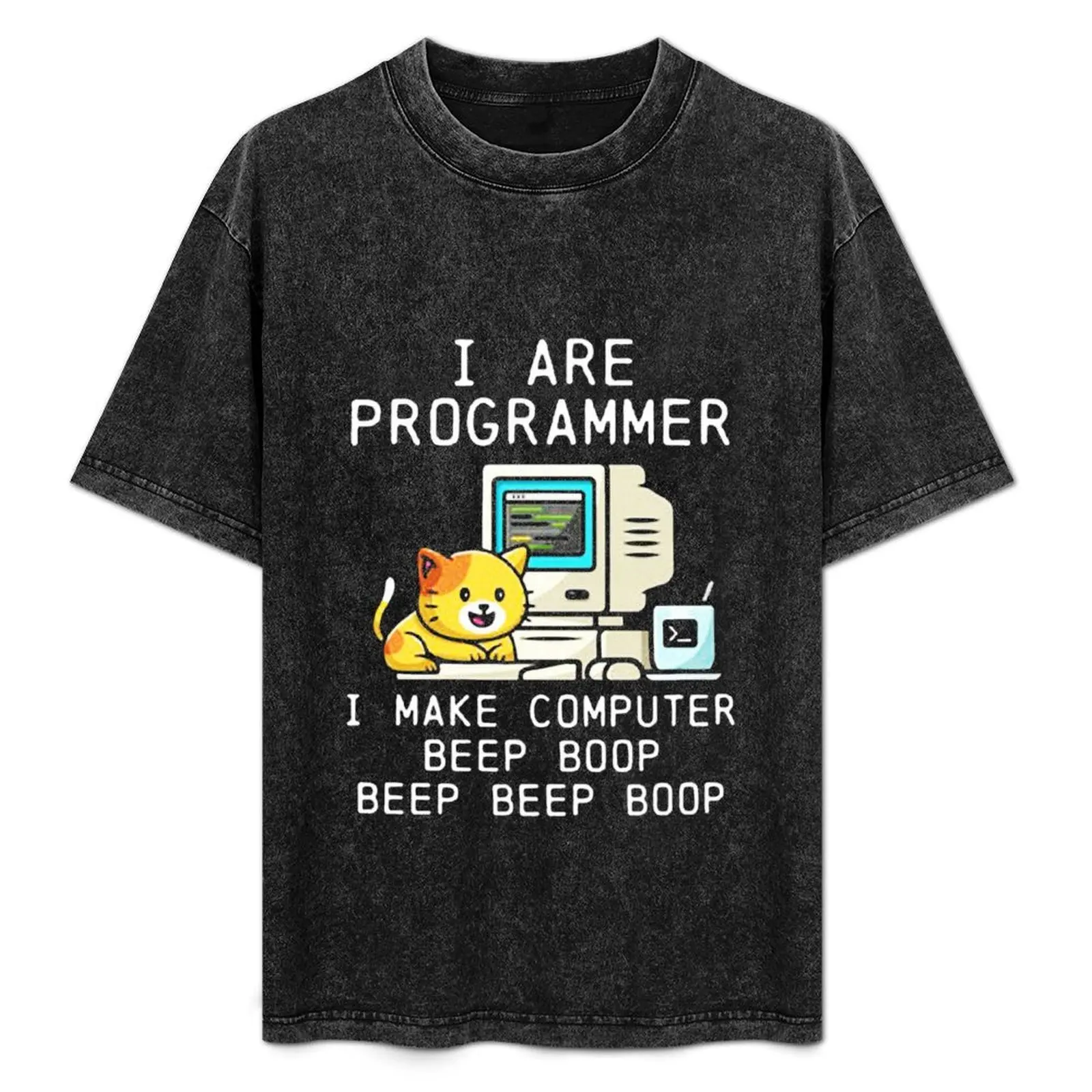 Programmer Cat Beep Boop Coding T-Shirt Work Duty Casual T-Shirt
Programmer Cat Beep Boop Coding T-Shirt Work Duty Casual T-Shirt