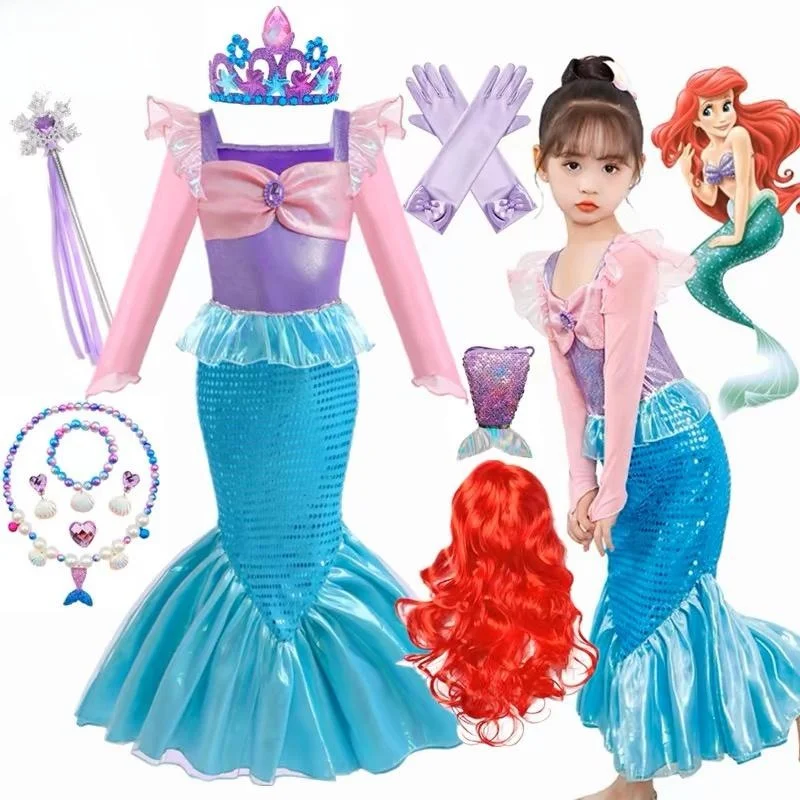 Детский костюм Princ Mermaid Long Sve на Хэллоуин, модный костюм для девочек Dr из полиэфирного волокна 00%
Детский костюм Princ Mermaid Long Sve на Хэллоуин, модный костюм для девочек Dr из полиэфирного волокна 00%